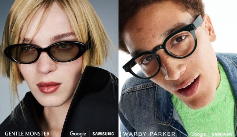 2 óculos inteligentes da Samsung e Google são demonstrados no I/O 2026